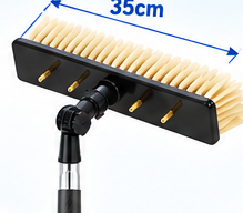 Beige cleaning brush