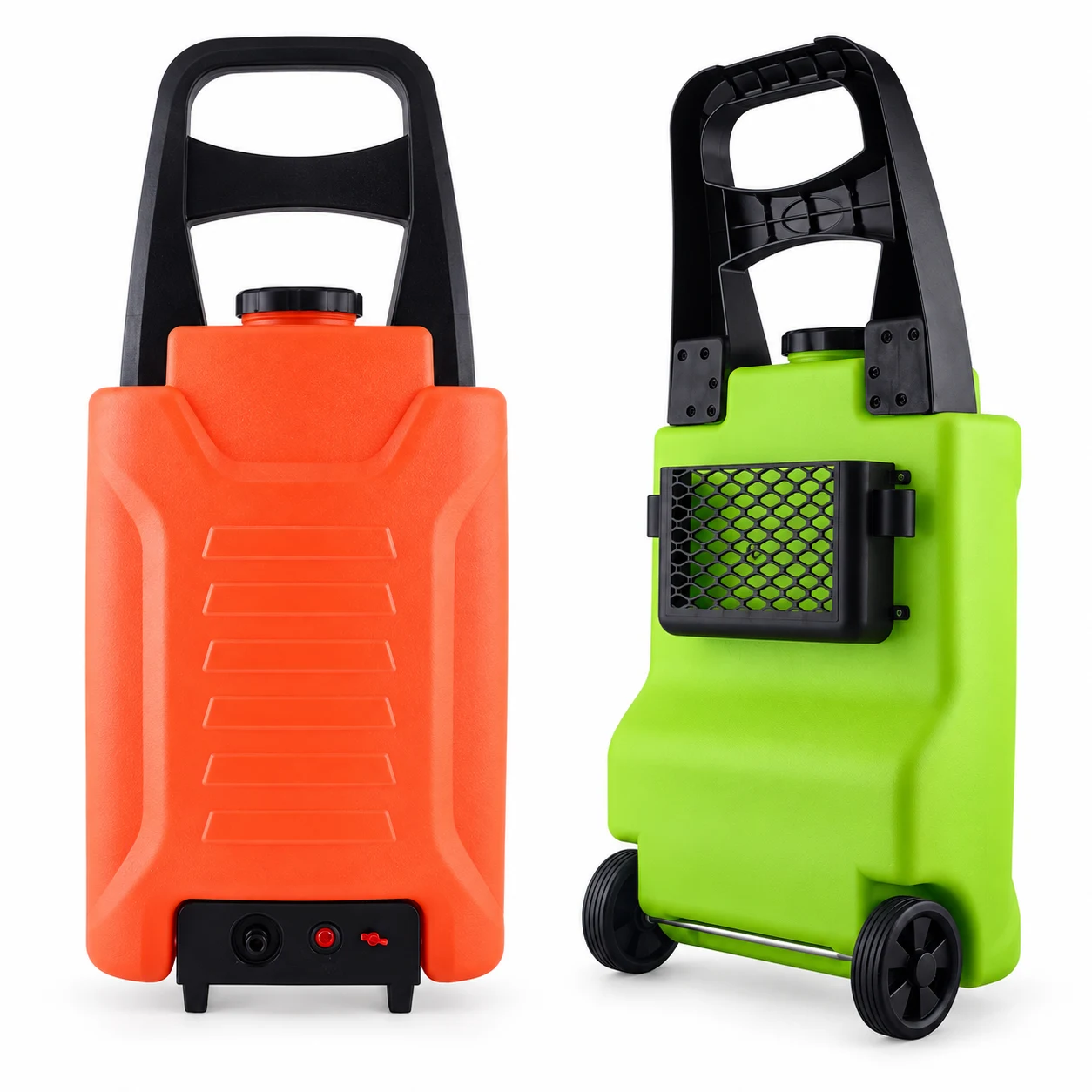 Portable cleaning trolley