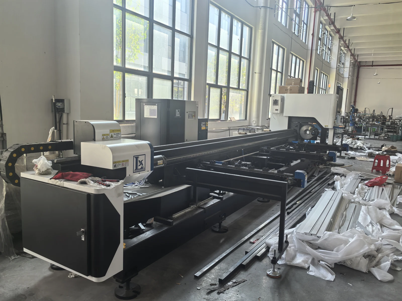 Tube production equipment