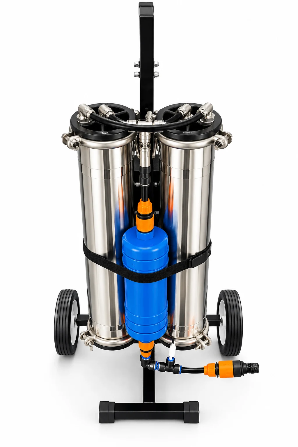 Twin-vessel pure water system